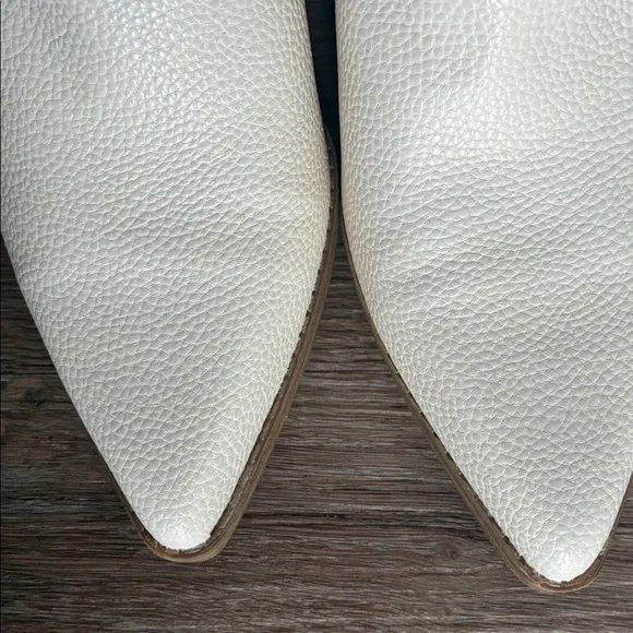 Cream Rhinestone Booties - Picture 3 of 10